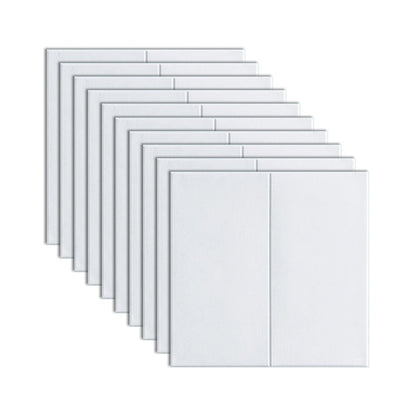 Rynx | Modern Style Plastic Wall Panel Living Room Peel and Stick 3D Wall Covering