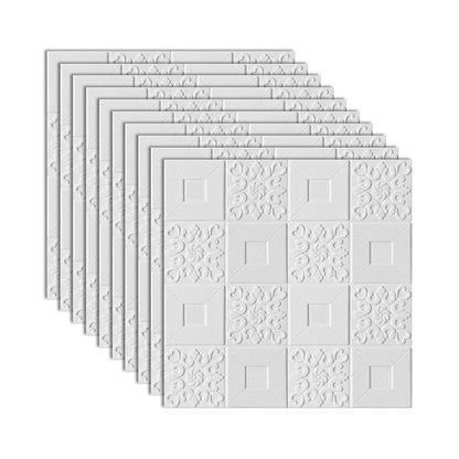Rynx | Modern Style Plastic Wall Panel Living Room Peel and Stick 3D Wall Covering