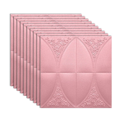 Rynx | Modern Style Plastic Wall Panel Living Room Peel and Stick 3D Wall Covering