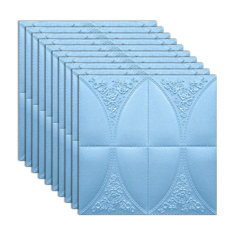 Rynx | Modern Style Plastic Wall Panel Living Room Peel and Stick 3D Wall Covering