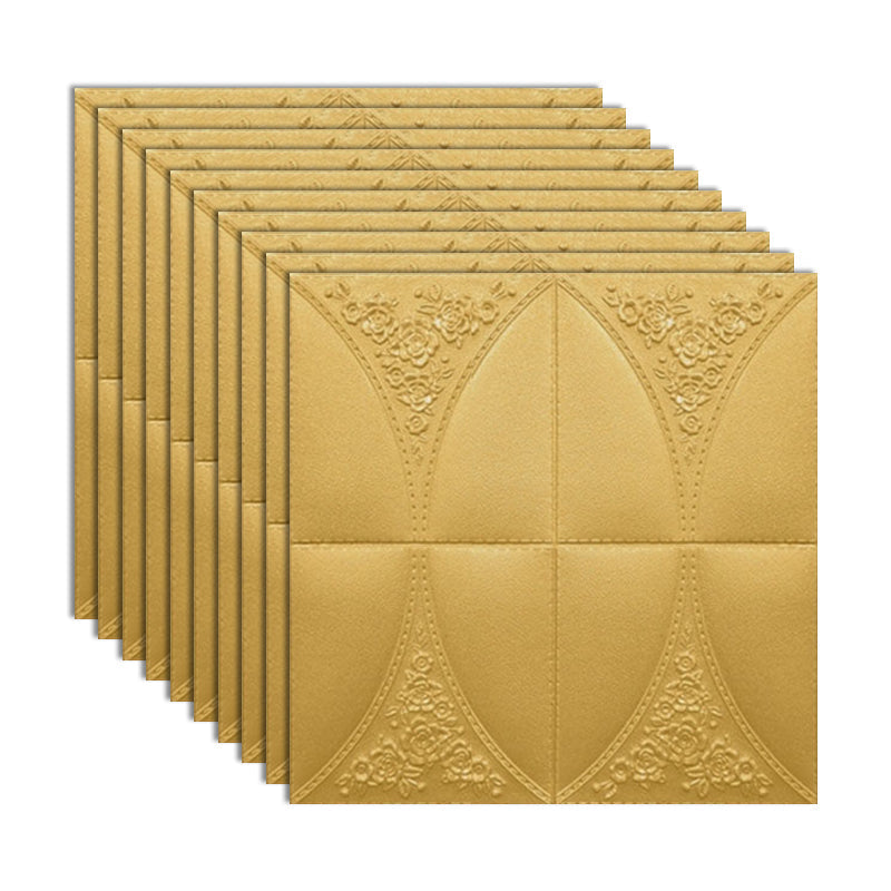 Rynx | Modern Style Plastic Wall Panel Living Room Peel and Stick 3D Wall Covering