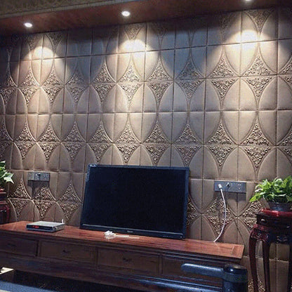Rynx | Modern Style Plastic Wall Panel Living Room Peel and Stick 3D Wall Covering