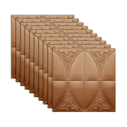Rynx | Modern Style Plastic Wall Panel Living Room Peel and Stick 3D Wall Covering