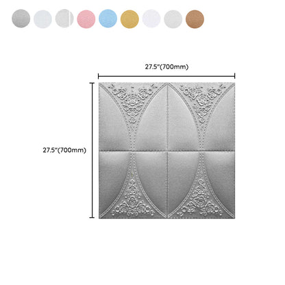 Rynx | Modern Style Plastic Wall Panel Living Room Peel and Stick 3D Wall Covering