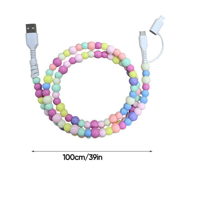 Rynx | Creative Beads 2-in-1 Data Cable