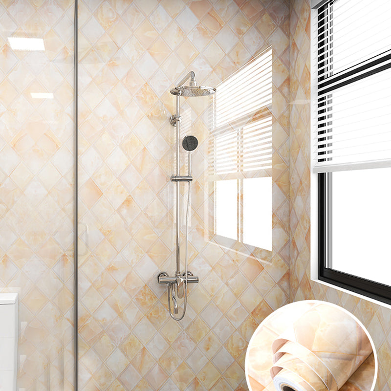 Rynx | Modern Peel/Stick Splash Guard Tiles PVC Wallpaper for Bathroom Splash Protection