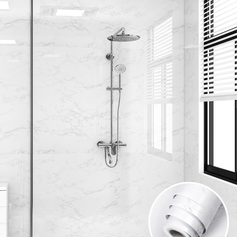 Rynx | Modern Peel/Stick Splash Guard Tiles PVC Wallpaper for Bathroom Splash Protection