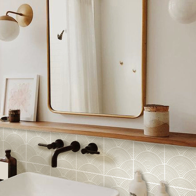 Rynx | Modern Mosaic Tile Peel and Stick Tile Pvc Kitchen Backsplash Peel and Stick Wall Tile