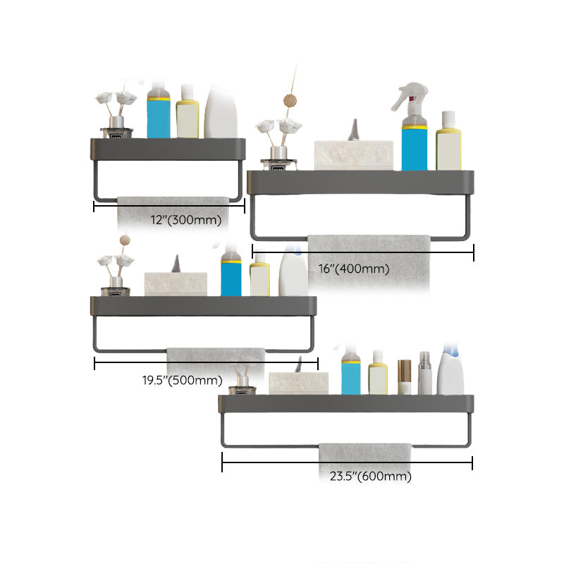 Rynx | Minimalist Matt Metal Bathroom Accessory Set Modern Bathroom Shelf