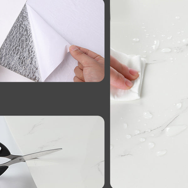 Rynx | Marbling waterproof PVC tin backing for peeling and attaching interior panels