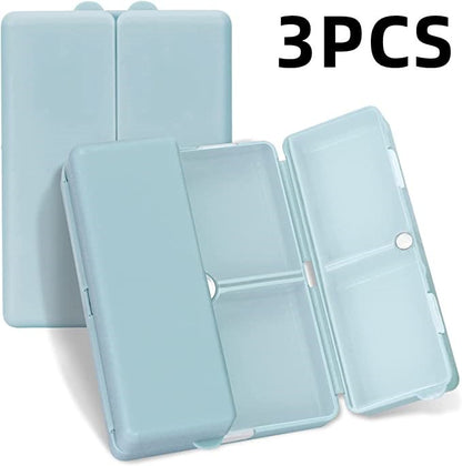 Rynx | Daily Pill Organizer – Portable 7-Compartment Box with Secure Magnetic Closure (3 Pieces)