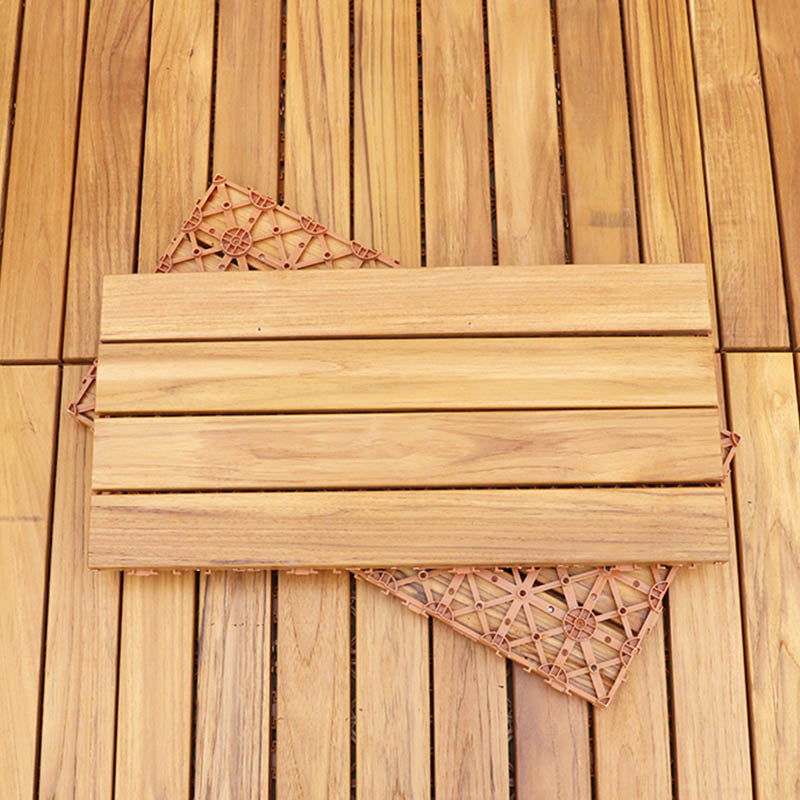 Rynx | Connected outdoor floor tiles wooden planks