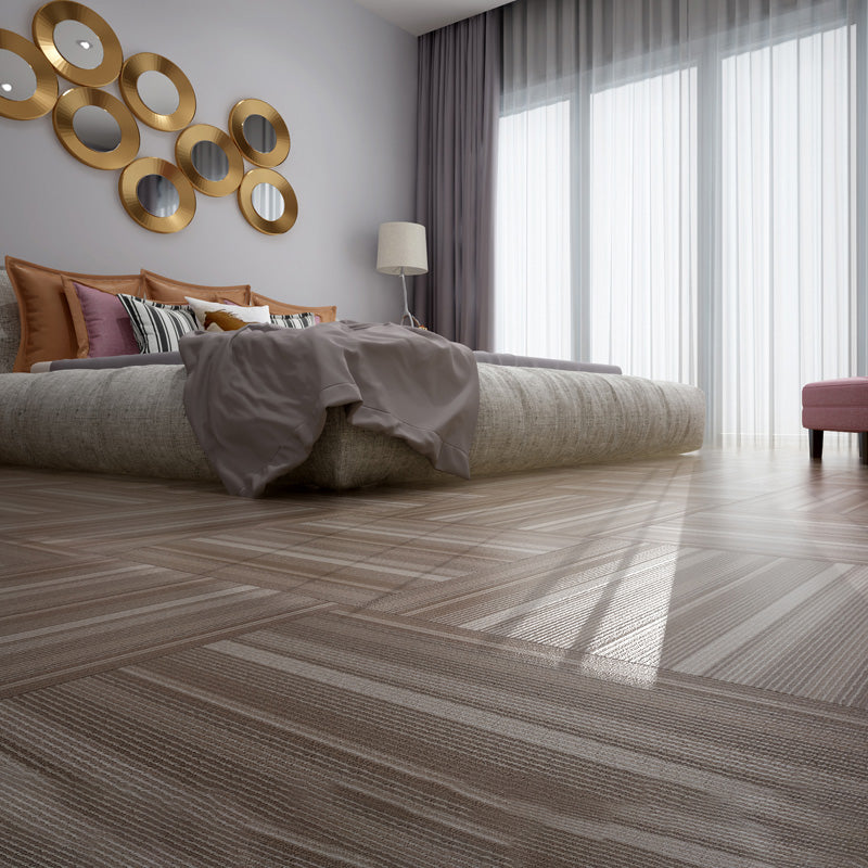 Rynx | Fireproof Square PVC Flooring Peel and Stick Waterproof PVC Flooring