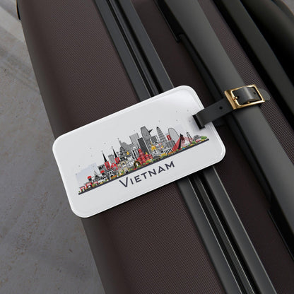 Rynx | Personalized Explorer Acrylic and Leather Luggage Tag