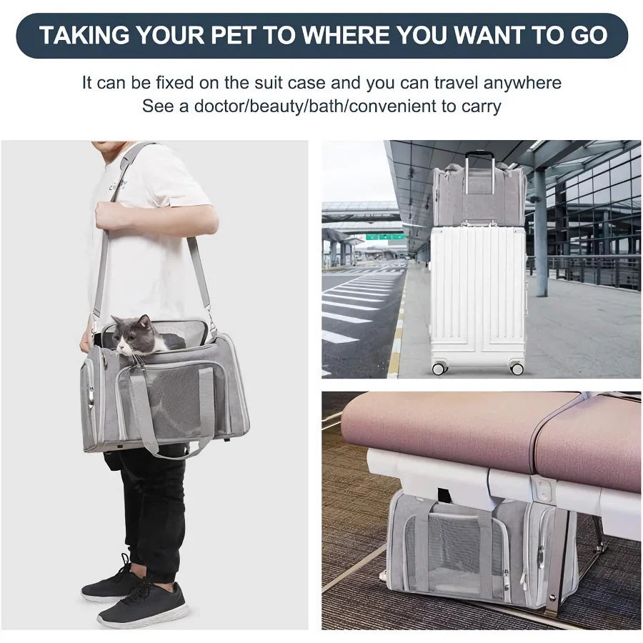 Rynx | Airline Approved Pet Carrier Bag for Small Dogs & Cats