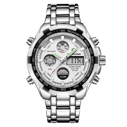 Rynx | Men's Calendar Alloy Sports Multi-function Watch