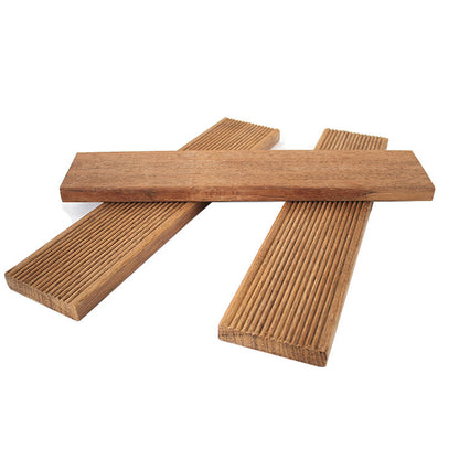 Rynx | Modern solid hardwood flooring Merbau wood side cladding for terrace
