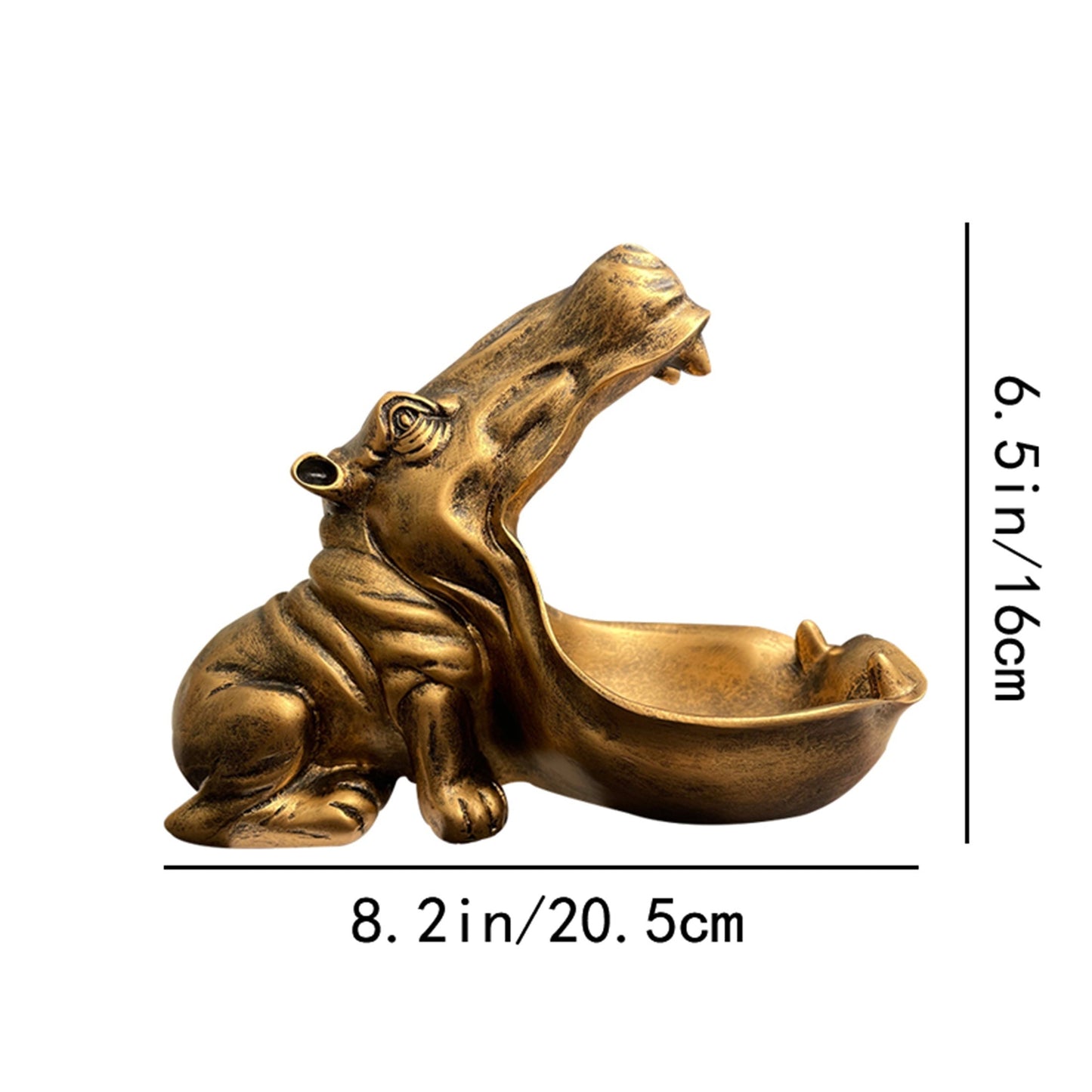 Rynx | HippoServe - Hippo figure with candy bowl & keychain