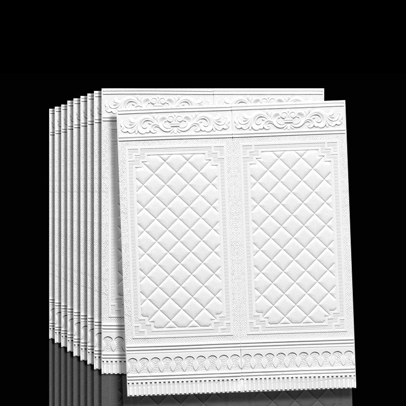 Rynx | Contemporary waterproof 3D wall panel veneer for peeling and sticking for interior walls