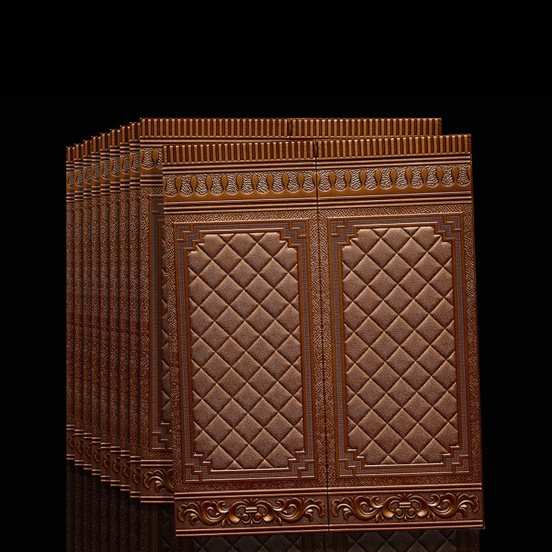 Rynx | Contemporary waterproof 3D wall panel veneer for peeling and sticking for interior walls