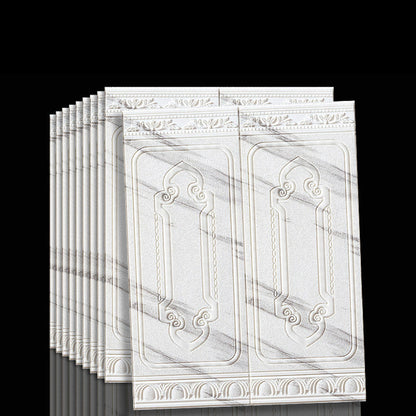 Rynx | Contemporary waterproof 3D wall strip veneer for peeling and sticking on interior walls
