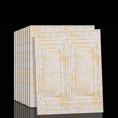Rynx | Contemporary waterproof 3D wall panel veneer for peeling and sticking for interior walls