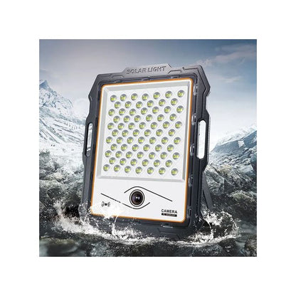 Rynx | Smart Solar LED Floodlight with Wireless Camera + Solar Panel + Optical Lens