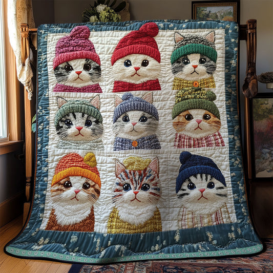 Rynx | Cute Cat Patchwork Quilt