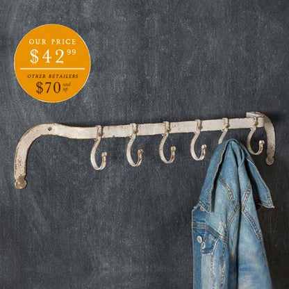 Rynx | Rusty White Wall Shelf