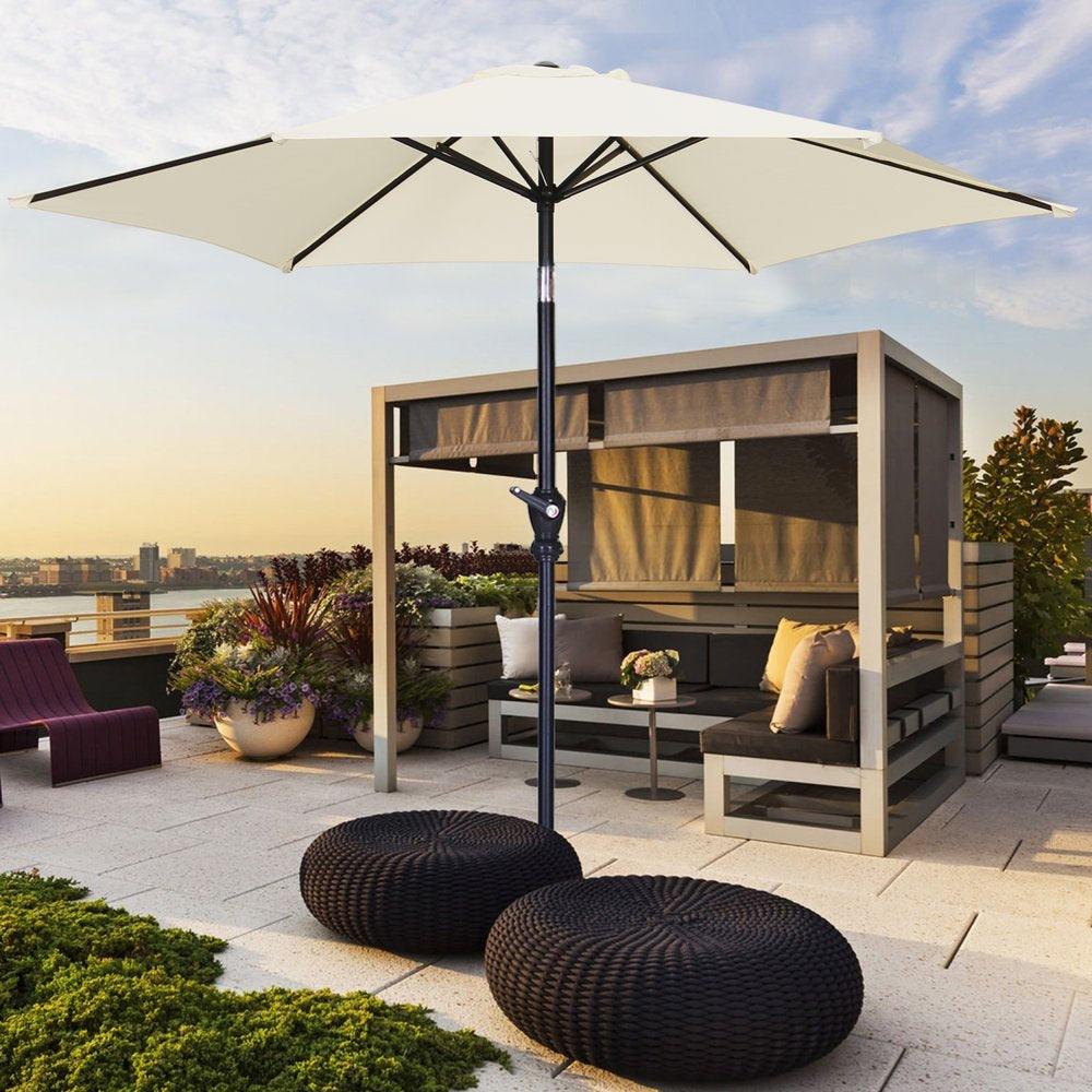 Rynx | 7.5FT Patio Umbrella with Push Button Tilt and Crank