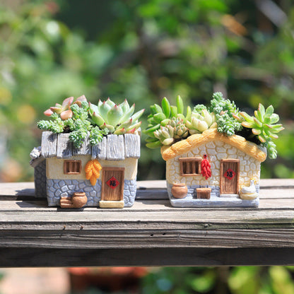 Rynx | Enchanting Vintage Farmhouse Resin Planter