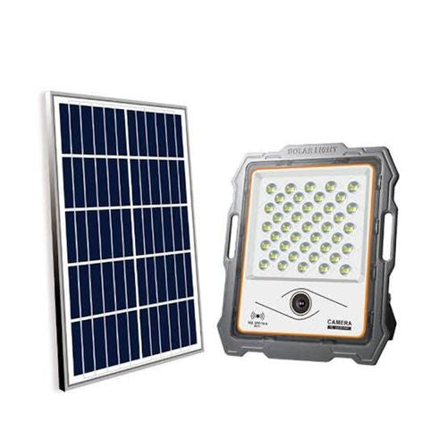 Rynx | Smart Solar LED Floodlight with Wireless Camera + Solar Panel + Optical Lens
