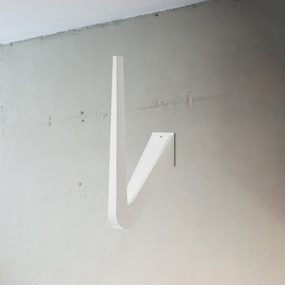 Rynx | V-shaped wall lighting contemporary style metal LED black/white wall lamp for hallway, warm/white light