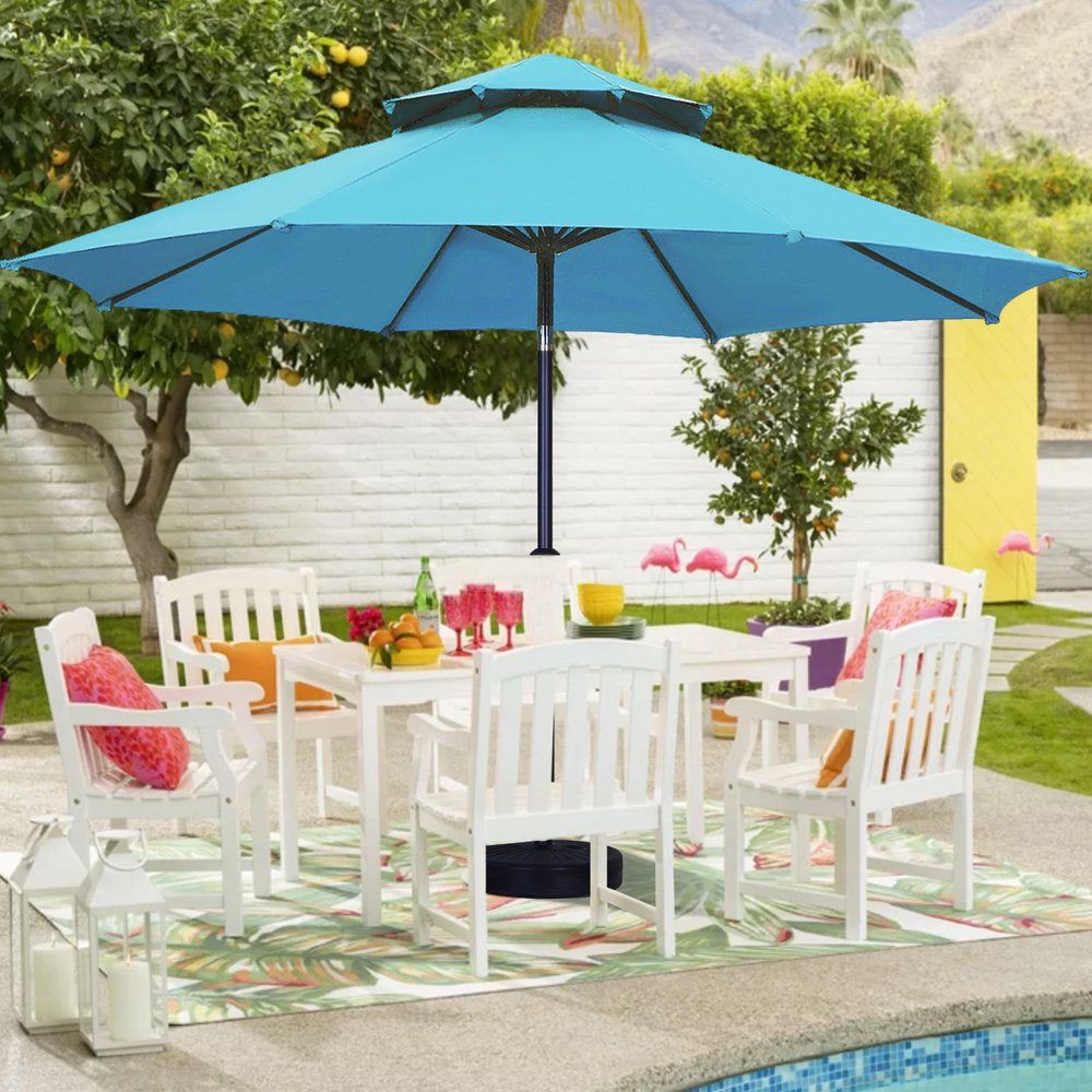 Rynx | 7.5FT Patio Umbrella with Push Button Tilt and Crank