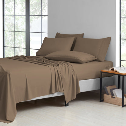 Rynx | Bamboo 2000 Thread Count 6-Piece Luxury Sheet Set - Organic, Cooling, 16 Inch Deep Pocket, Egyptian Luxury with Bonus Pillowcases - Shrink and Fade Resistant