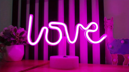Rynx | NeonLove - LED Neon Table Lamp for Bedroom and Party Decoration