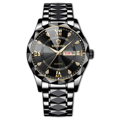 Rynx | Waterproof Luminous Dual Calendar Watch Men
