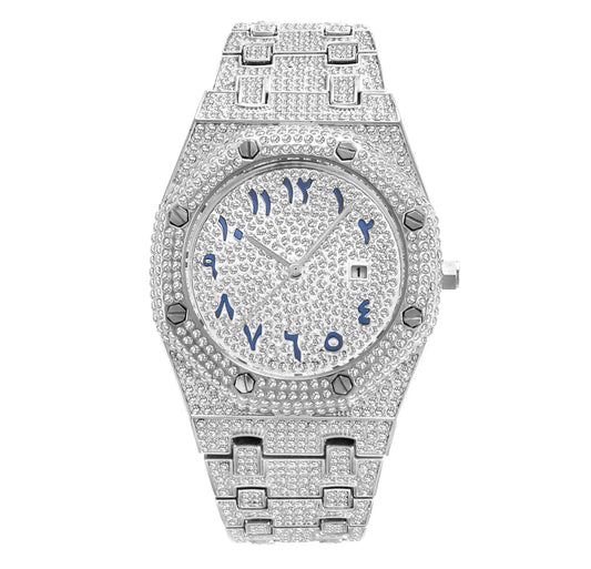 Rynx | High-quality Full Drill Waterproof Calendar Men's Watch