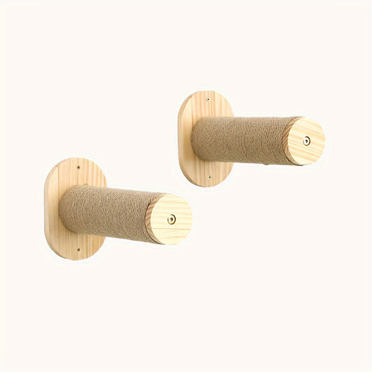 Rynx | CatClimb - Set with 2 Wood Cat Wall Ladders for Cats & Kittens