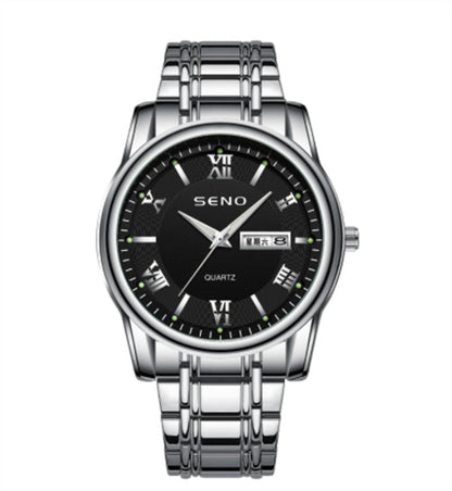 Rynx | Men's Luminous Waterproof Dual Calendar Mercury Watch