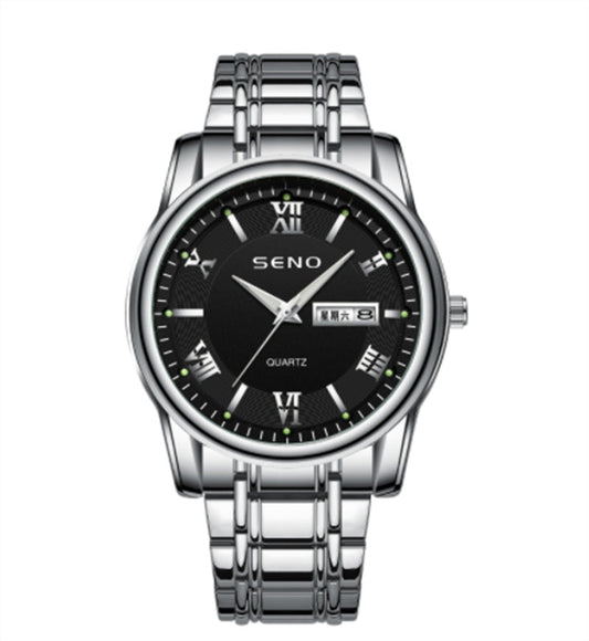 Rynx | Men's Luminous Waterproof Dual Calendar Mercury Watch