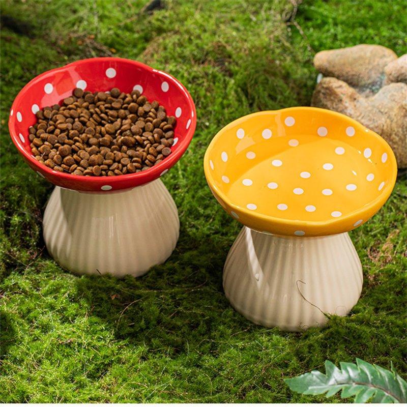 Rynx | Cute Mushroom Ceramic Pet Bowl