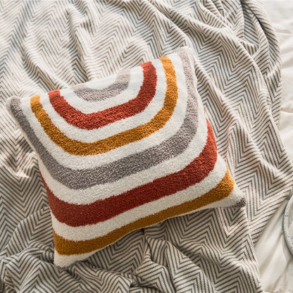 Rynx | Bohemian Microfiber Fuzzy Pillow Case Cozy Home Deco Pillow Cover
