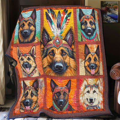 Rynx | Native American German Shepherd Quilt