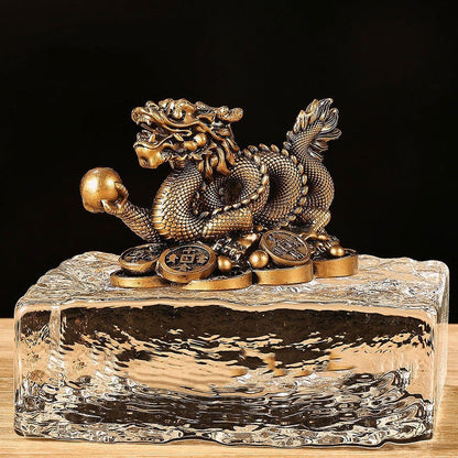 Rynx | Fortune Dragon Resin Decor for Home & Office