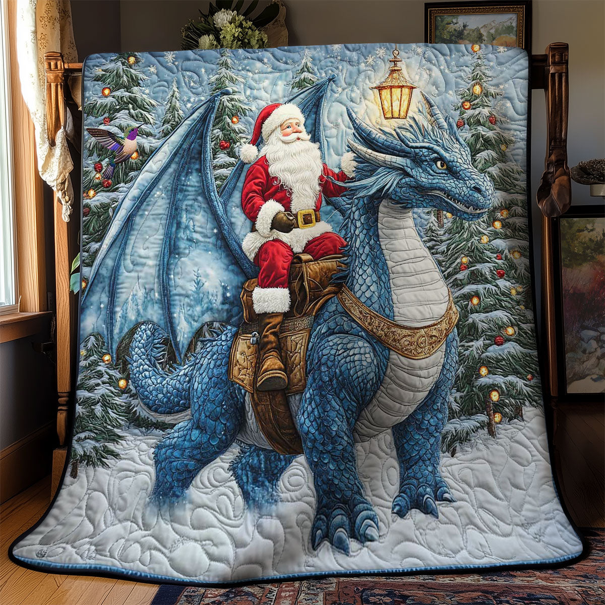 Rynx | Santa's Dragon Flight Quilt