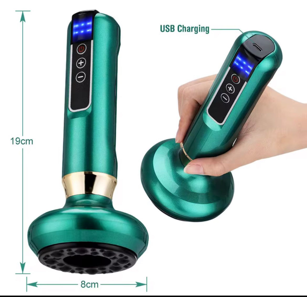 Rynx | Intelligence Stone Cupping Massager, Electric Gua Sha Instrument