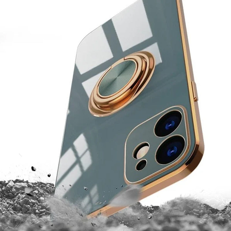 Rynx | Plated iPhone Case with Ring