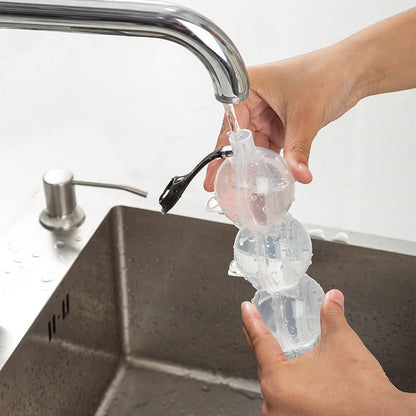 Rynx | Round Cylindrical Ice Ball Maker - 4 Perfect Refreshing Ice Sphere Cubes