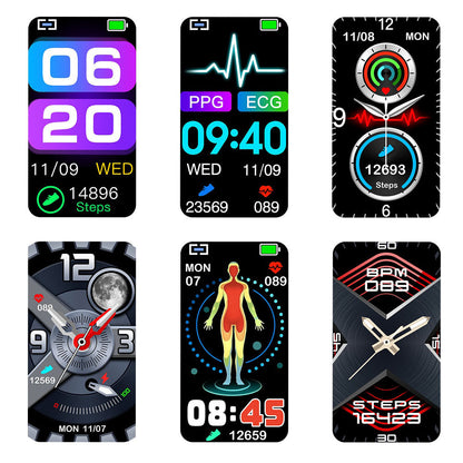 Rynx | Smart Bracelet 3-Channel EKG Blood Pressure Blood Oxygen Blood Sugar Sleep Detection